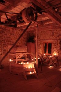 Visite Nocturne du Moulin de L'Orière à Beaumont Sur Sarthe durant l'été